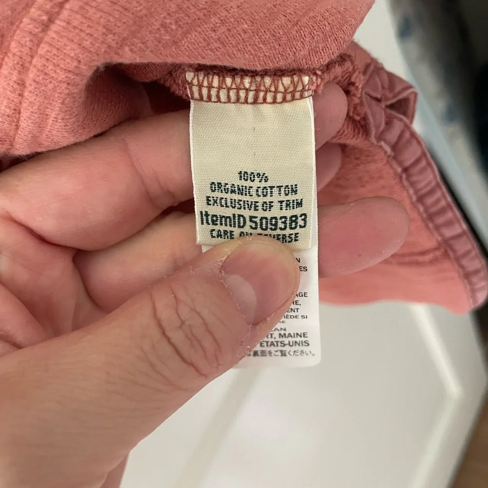 LL Bean quarter button sweatshirt - Picture 3 of 7